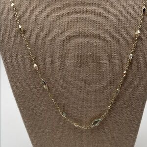 Kendra Scott Gold Necklace with Iridescent Accents